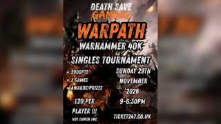 WARPATH ⚔️ Warhammer 40K Singles Tournament