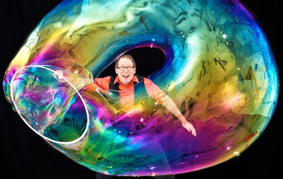 The 			Amazing 			Bubble 			Man